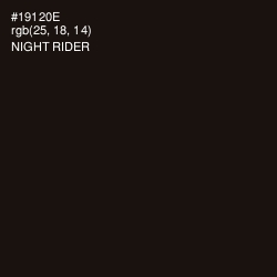 #19120E - Night Rider Color Image